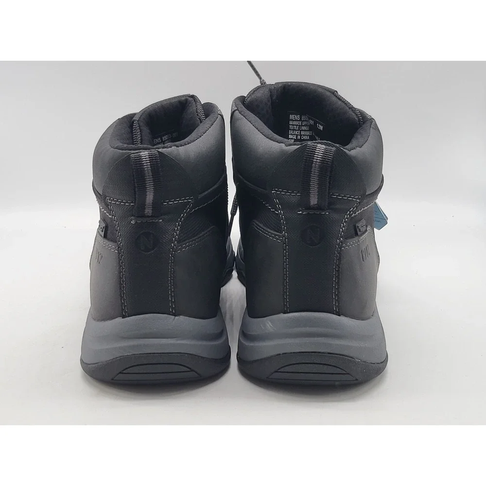 Nunn Bush Excavate Plain Toe Mens 12 Black‎ Mid Boots Casual Shoes